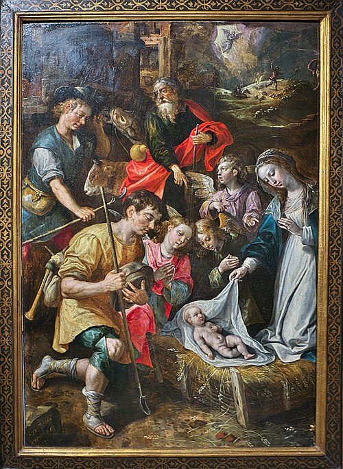 Adoration of the Shepherds, , Maarten de Vos