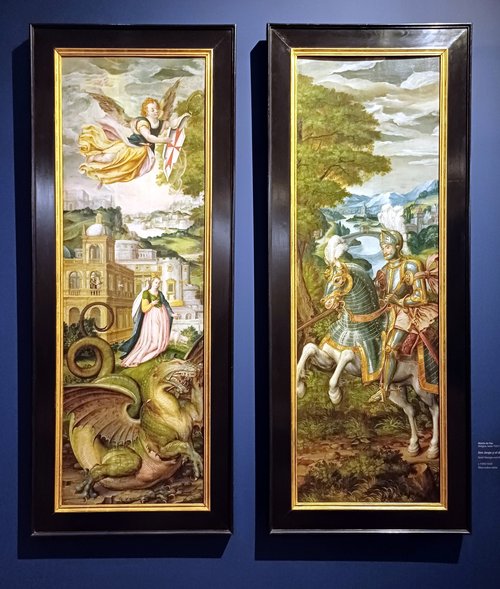 Saint Georges et le Dragon, 1590, Maarten de Vos