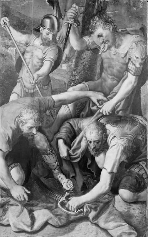 The Soldiers Fighting over Christ's Cloak, 1575, Maarten de Vos