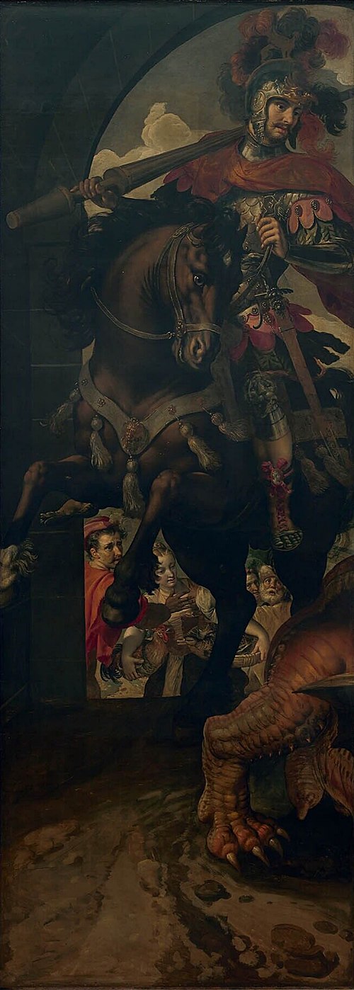 Saint Georges delivering Saint Margaret, 1590, Maarten de Vos