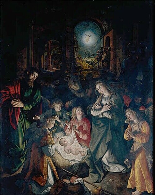 Nativité, 1588, Maarten de Vos