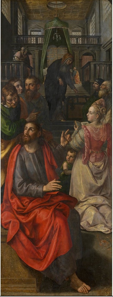 The Widow's Offering, 1602, Maarten de Vos