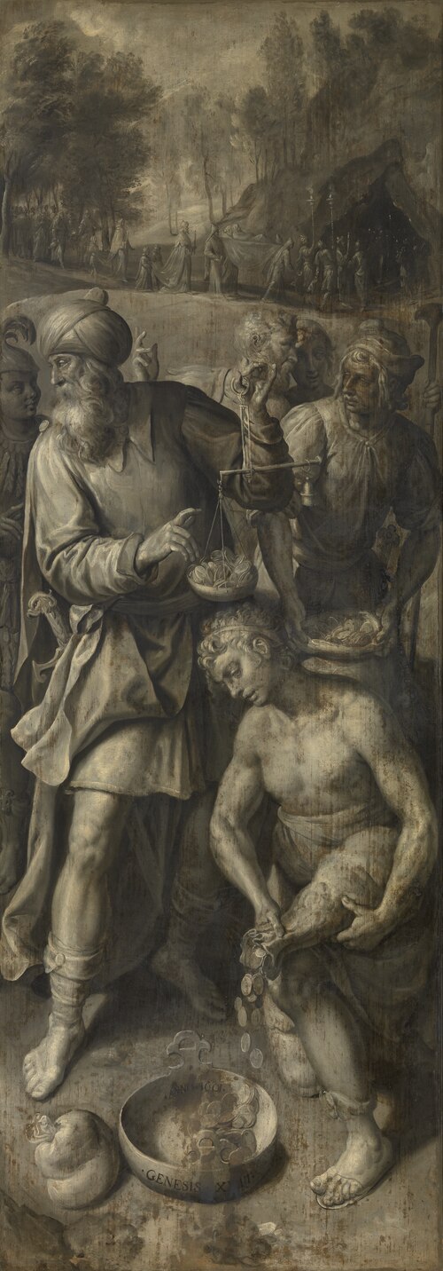 Abraham in Hebron, 1602, Maarten de Vos
