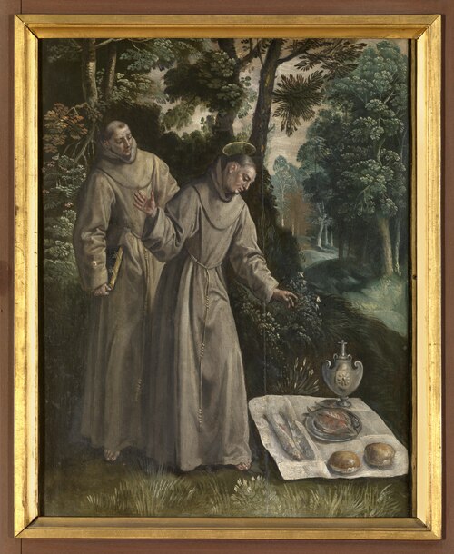 Saint Didacus Finds a Miraculous Meal, , Maarten de Vos