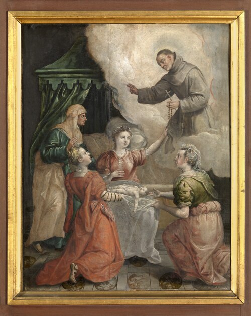 Saint Didacus Helps with a Difficult Birth, , Maarten de Vos