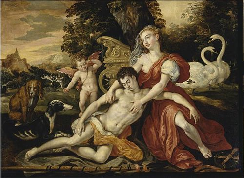 La mort d'Adonis, , Maarten de Vos