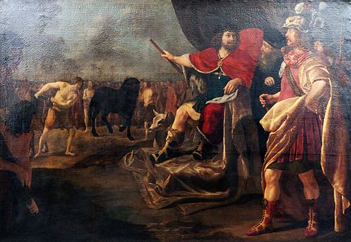 Quintus Sertorius and the horse tail, 1638, Gerard van Kuijl