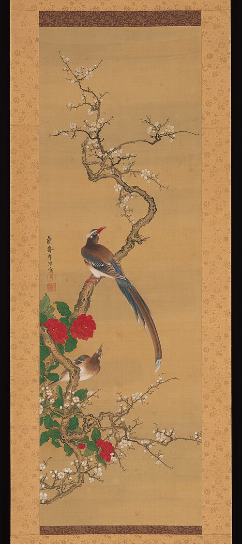 Birds on a PlumTree, 1775, Ganku