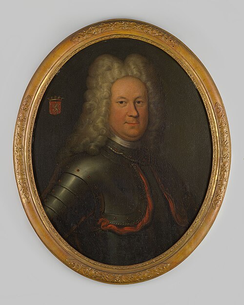 Portrait of Dirk Johan van Stepraedt (1680-1743), 1729, Gerhard Jan Palthe