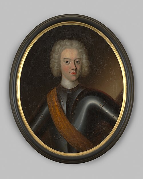Portrait of a man, possibly Joost Gerrit van Wassenaer (1716-1753), 1737, Gerhard Jan Palthe