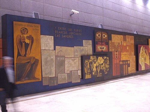 America, 1981, Oswaldo Guayasamin