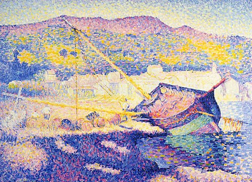 La barque bleue, 1899, Henri-Edmond Cross
