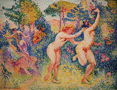 La Fuite des nymphes, 1906, Henri-Edmond Cross