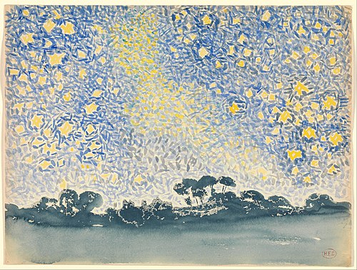 Landscape with Stars, 1906, Henri-Edmond Cross
