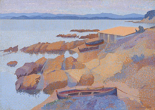 Coast near Antibes, 1891, Henri-Edmond Cross