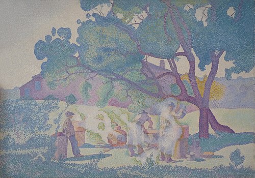 La Ferme, matin, 1893, Henri-Edmond Cross