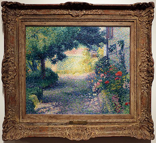 Garden at St. Tropez, 1900, Henri-Edmond Cross