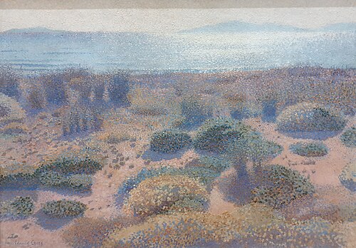 Plage de la Vignasse, les Îles d'Or, 1891, Henri-Edmond Cross