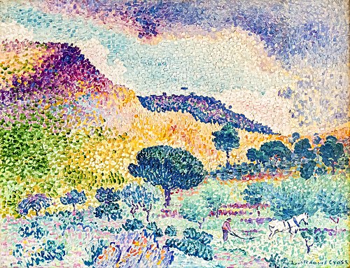 La Chaîne des Maures, 1906, Henri-Edmond Cross