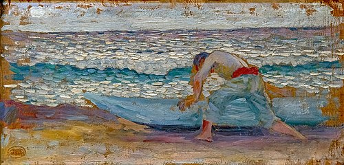 Homme à la barque, , Henri-Edmond Cross