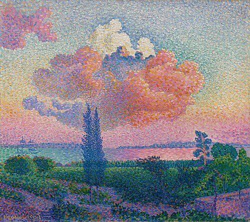 The Pink Cloud, 1896, Henri-Edmond Cross