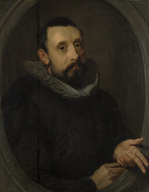 Portrait of Jan Pietersz. Sweelinck (1562-1621), 1606, Gerrit Pietersz Sweelink