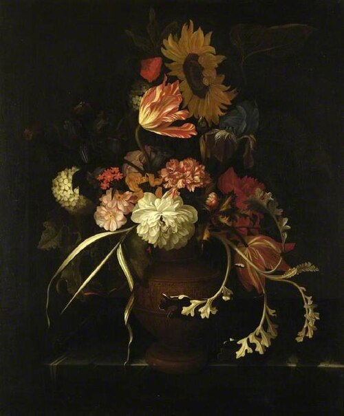 Still life of flowers, , Gerrit Pietersz Sweelink