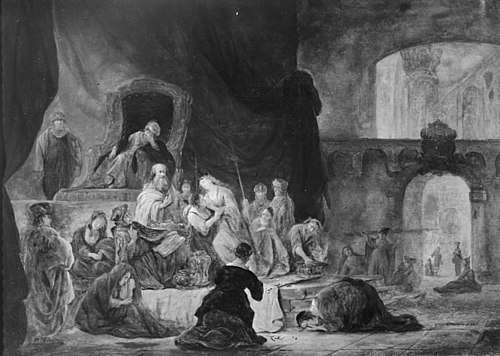 Jephta's Daughter Being Led to the Altar, 1657, Gerrit de Wet