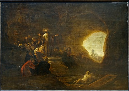 La Résurrection de Lazare, 1700, Gerrit de Wet