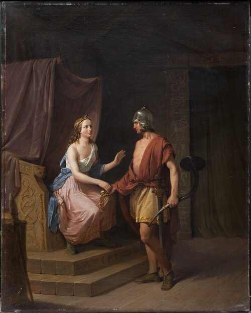 Heimdal Returns Brisingamen to Freya, 1846, Nils Anderson