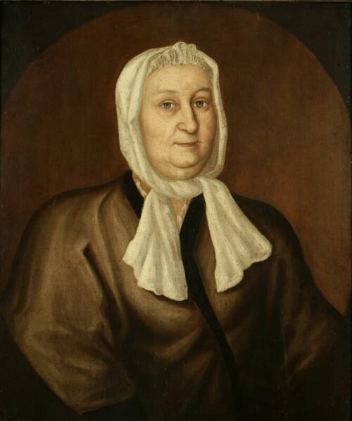 Mrs. David Provoost (Tryntje Laurens, b. 1650), 1705, Gerrit Duyckinck