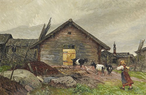 Vallflicka med getter, , Olof Per Ulrik Arborelius