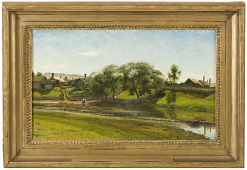 Village and River (Lillån), Orsa, , Olof Per Ulrik Arborelius