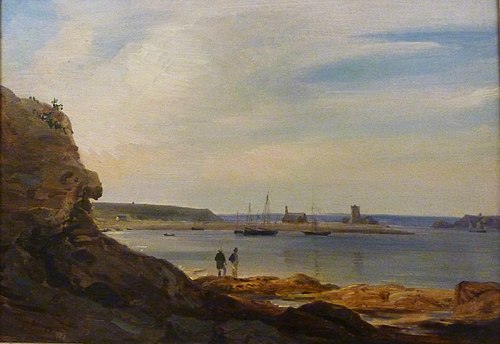 Le Port de Camaret, 1830, Théodore Gudin