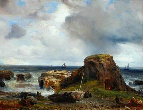 View on the Coast of Scotland, 1860, Théodore Gudin