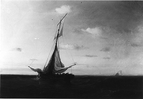 Early Morning on the Sea, 1843, Théodore Gudin