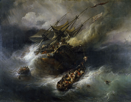 Incendie du Kent, 1827, Théodore Gudin
