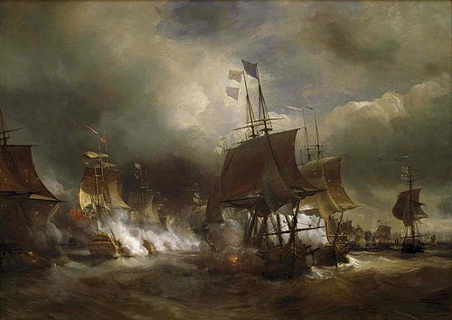 Combat d'Ouessant, 1839, Théodore Gudin