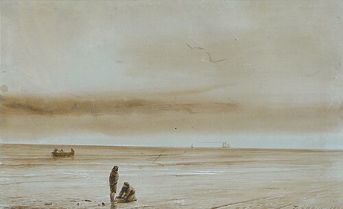 Wash - Marine, 1868, Théodore Gudin
