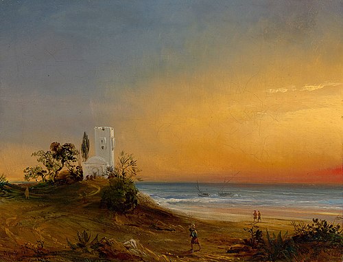 Coast in Algeria, 1831, Théodore Gudin