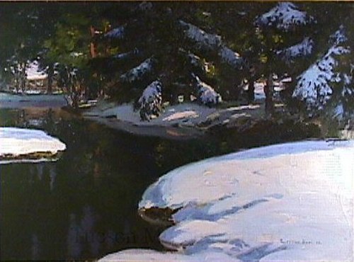 Paysage d'hiver, 1913, Gifford Beal