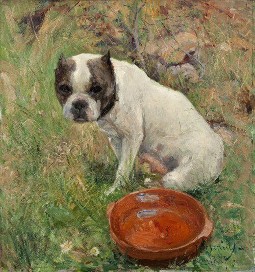 My Dog, 1887, Karl Georg Arsenius