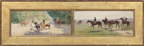 étude de lumière du soleil à Chantilly, 1885, Karl Georg Arsenius