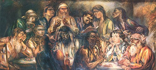 Last Supper, 1921, Károly Kernstok