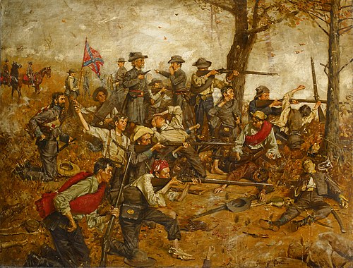 Holding the Line at All Hazards, 1882, Gilbert Gaul