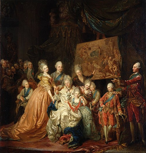 The Elector's family, 1772, Johann Eleazar Schenau