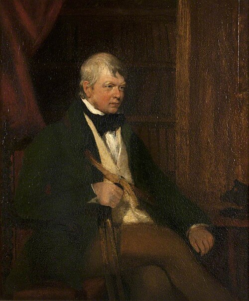 Sir Walter Scott (1771–1832), 1st Bt, 1824, Gilbert Stuart Newton