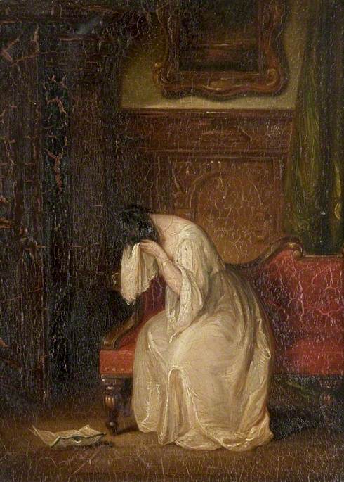 The Disconsolate, , Gilbert Stuart Newton