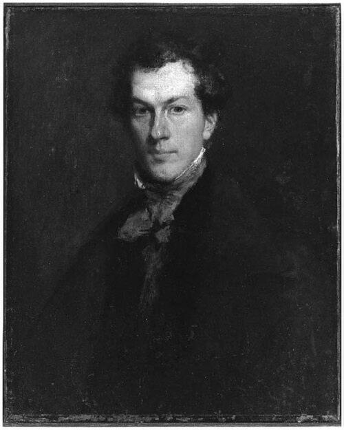 Autoportrait, 1818, Gilbert Stuart Newton
