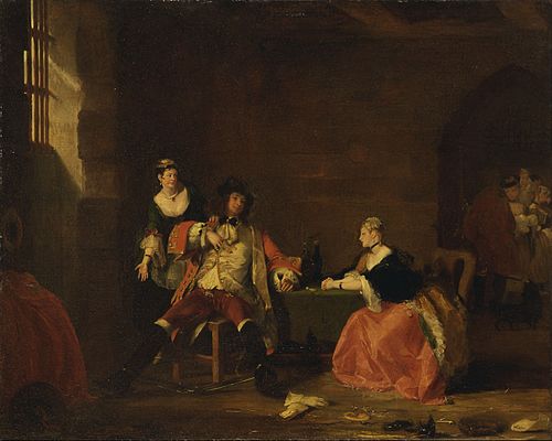 Captain Macheath Upbraided by Polly and Lucy in the 'Beggar's Opera', 1826, 1826, Gilbert Stuart Newton